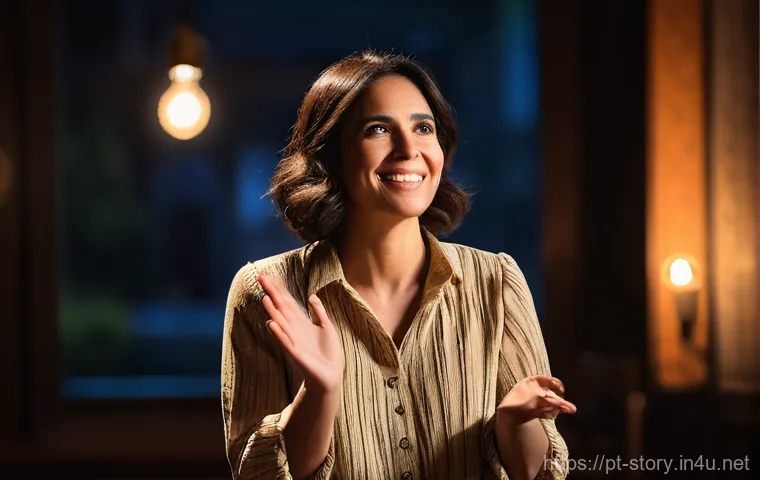 스토리텔러 실기 시험의 주요 평가 요소와 전략 분석과 연구 - **Prompt 1: The Soulful Storyteller - Deep Connection**
"A captivating storyteller, a woman in h...