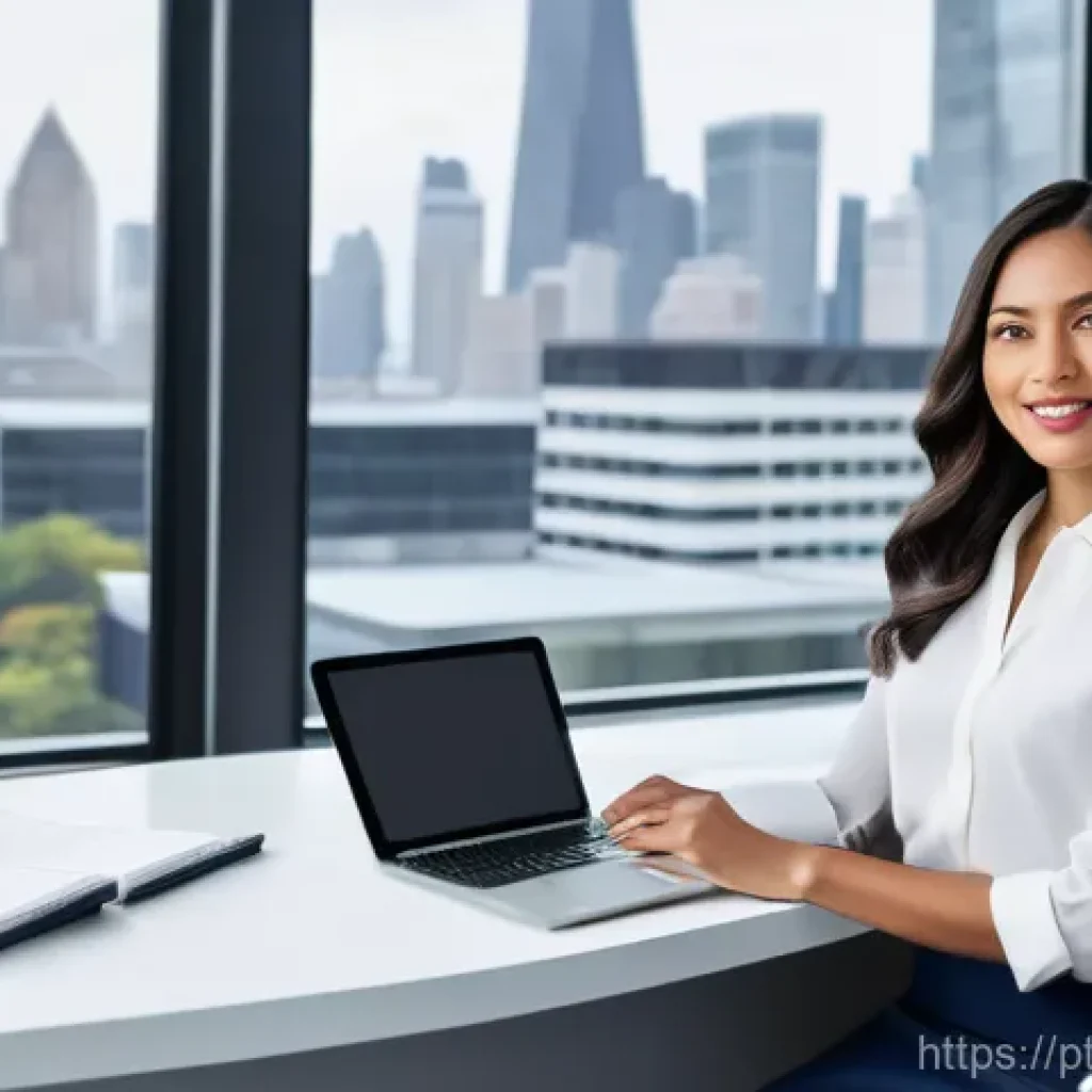 스토리텔러 연봉 협상 사례 공유 - **Prompt Title: The Empowered Preparer**
**Image Prompt:** A confident and poised female profess...