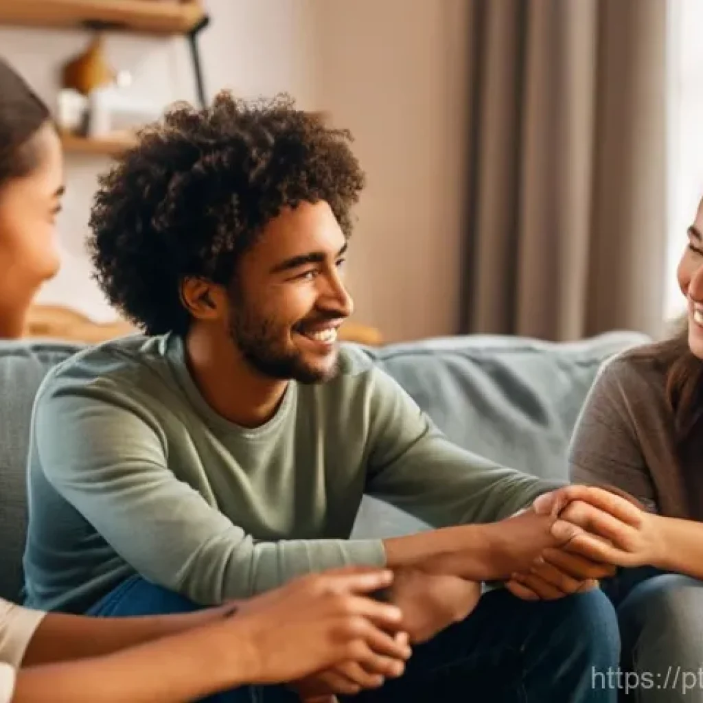 스토리텔러 직무와 관련된 해외 사례 분석 - **Prompt:** A diverse group of friends and family, including teenagers and adults, are gathered in a...