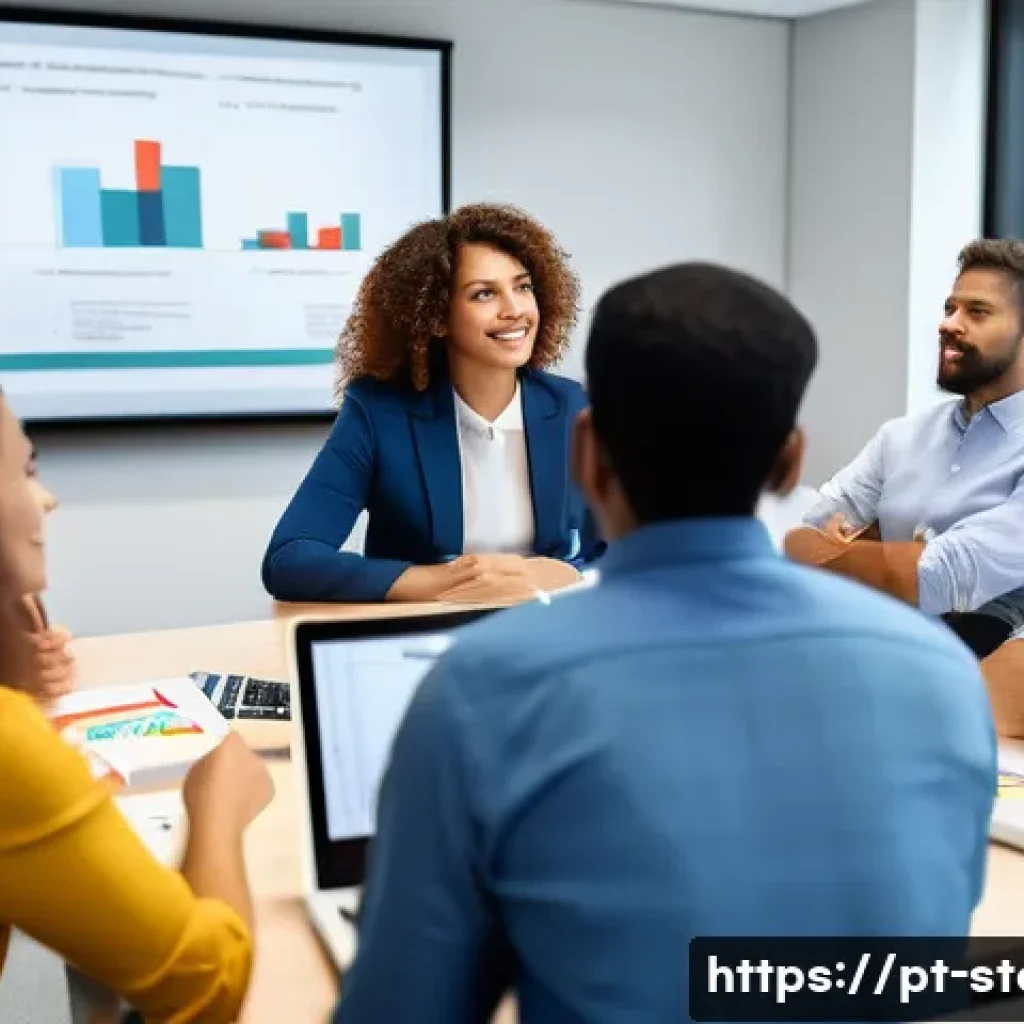 스토리텔러 자격증과 관련된 준비 과정과 성공 전략 분석과 연구 - A professional storytelling workshop scene set in a modern Brazilian corporate office, featuring a d...