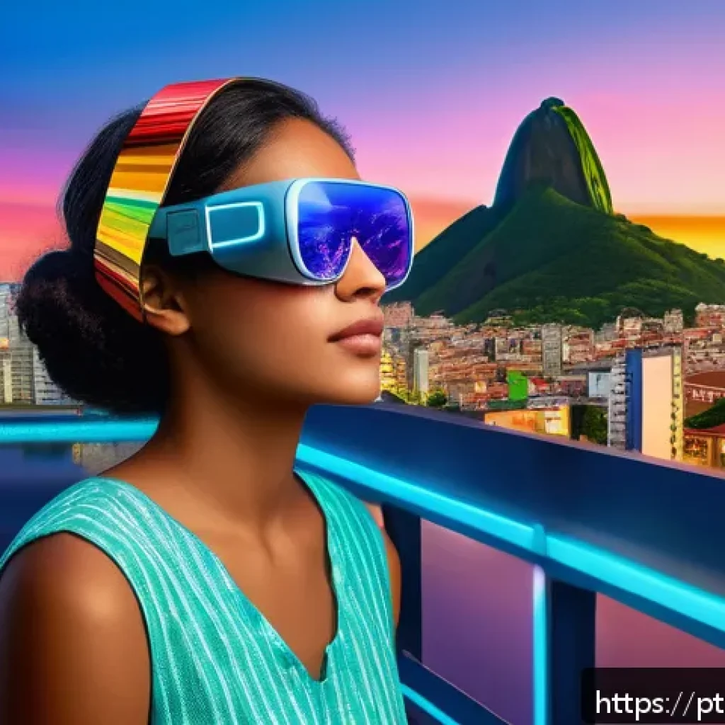 스토리텔러가 만드는 혁신적인 이야기 - A vibrant digital art scene depicting a young storyteller using augmented reality glasses in a moder...